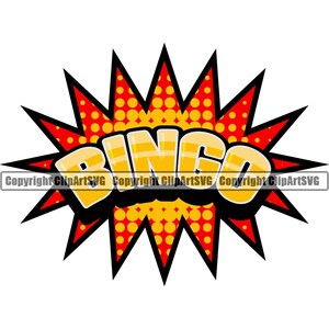 Bingokaart gokken gokker gokker kans geluk loterij Lotto bal Keno Casino weddenschap spel Logo SVG PNG Clipart Vector knippen snijden bestand