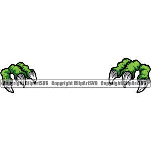 Monster Animal Claws Dinosaur T-Rex Jurassic Fear Reptile Fossil Angry Mean Mascot Art Design Logo SVG PNG Clipart Vector Cut Cutting File