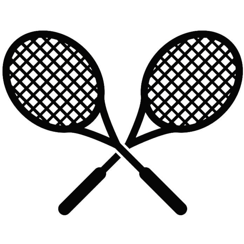 Tennis Logo 3 Racket Court Ball Tournament School Olympic | Etsy