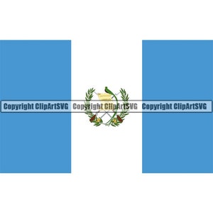 Guatemala Guatemala Mittelamerika Land Welt Nationale Nation Flagge Logo Art .JPG .PNG Clipart Clip Art Design Grafik Download Datei