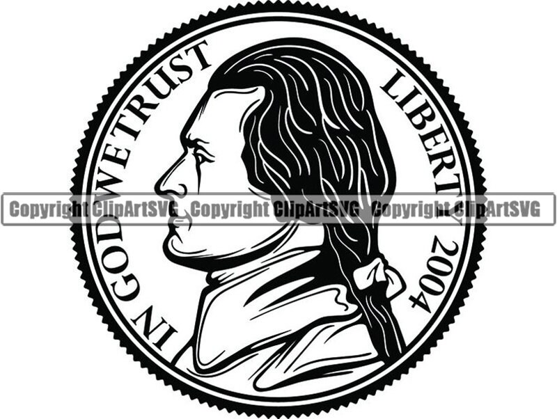 nickel coin clip art