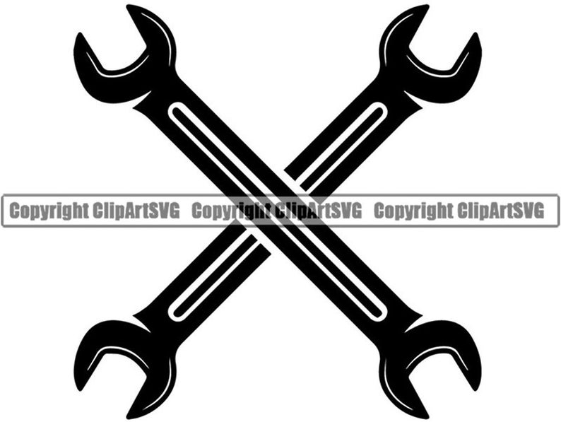 Mechanic Logo 70 Wrench Tool Engine Auto Car Part Biker Etsy