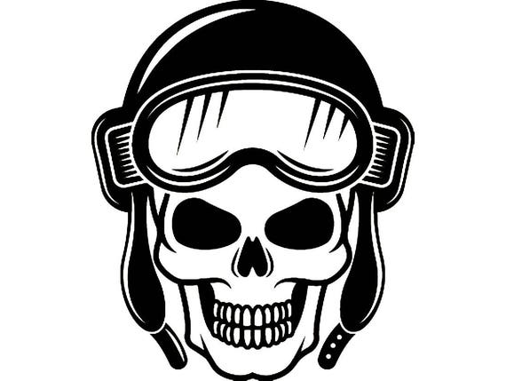 Pilot Hat Cap 3 Skull Kamikaze Captain Goggles Airplane | Etsy