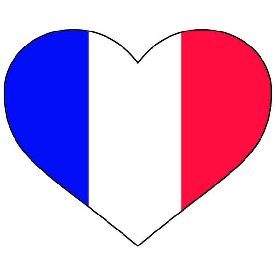 Download France Heart Shaped Flag French Europe Country World ...