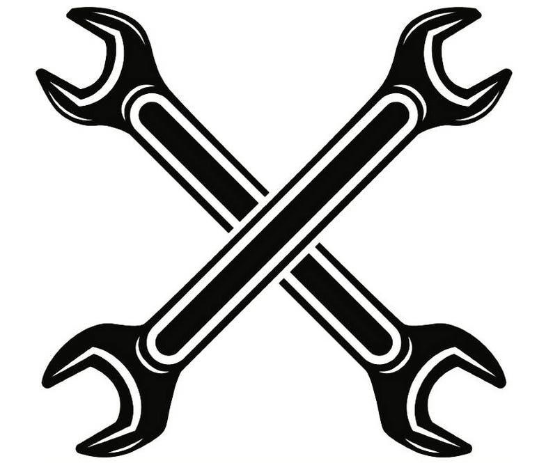 Construction Logo 10 Wrench Tool Toolbox Plumber Handyman Etsy