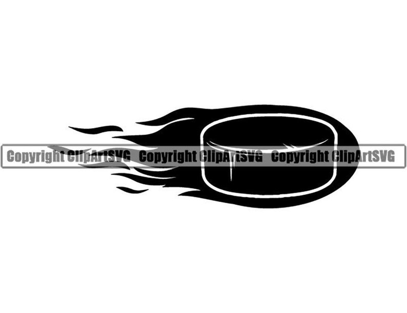 Hockey Puck 6 Fire Flame Helmet Player Stick Stadium Arena Etsy