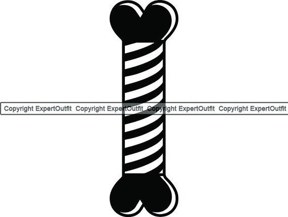 Download Dog Grooming Pole Stripe Bone Food Cute Friend Cleaning Etsy