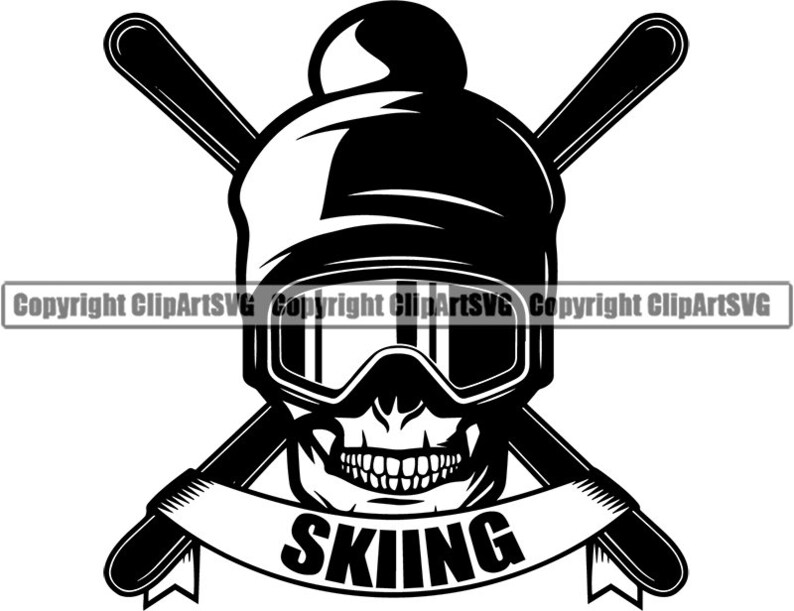 Snow Skiing Logo 25 Equipment Snowboarding Mask Skier Ski Etsy