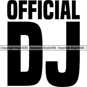 DJ Disc Jockey Plattenspieler Plattenspieler Mixer Album Vinyl Club Sound Radio Stereo Rap Silhouette Design Art Logo SVG Vektor Clipart Cut