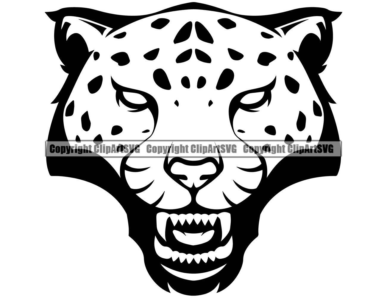 Cartoon Jaguar Head