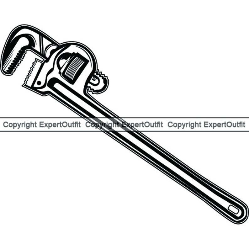 Pipe Wrench 3 Adjustable Tool Toolbox Tongue Groove Joint Etsy