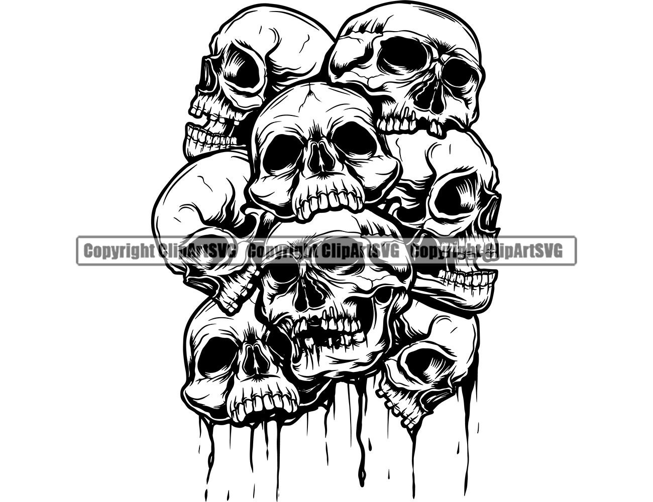 1000 Stacked Skulls Illustrations RoyaltyFree Vector Graphics  Clip  Art  iStock