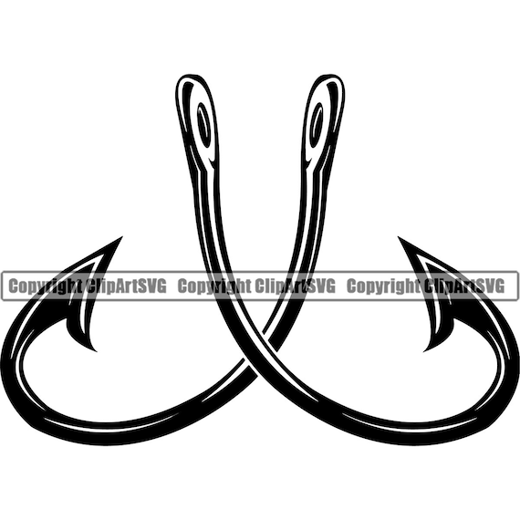 Fishing Hook 6 Fisherman Logo Angling Fish Equipment Bait Tackle Hunting  Tournament Contest .SVG .EPS .PNG Vector Cricut Cut Cutting File -   Canada