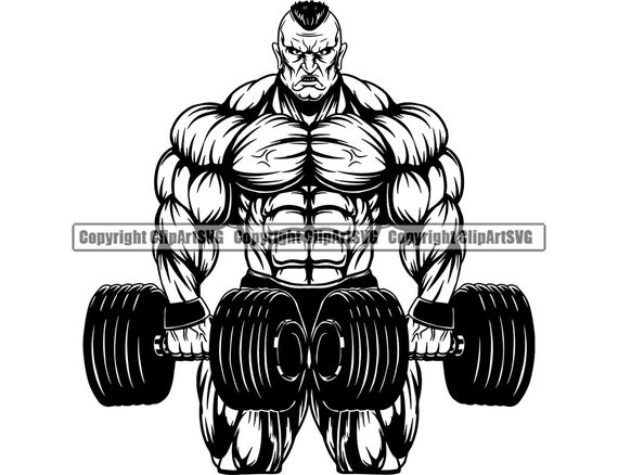 Bodybuilder Doing Pose Number 4 Iin Stock Illustration 2329659349 |  Shutterstock