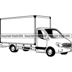 Cargo Truck #3 Boxes Cargo Tractor Trailer Big Rig Driver Trucker Shipping Moving Company Trucking Logo .SVG .PNG Vector Cricut Cut Cutting