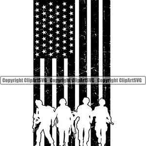 Soldado caído Vet Veterano Mapa Angustiado EE.UU. Signo Bandera Casco Guerra Héroe Guerra EE.UU. P.O.W M.I.A Arte Diseño Logotipo SVG Vector Clipart Cortar Archivo