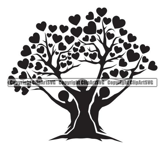 Family tree genealogy branches template Royalty Free Vector