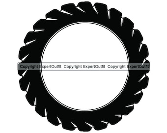 Llanta de neumático Rueda de coche Neumático de vehículo Automóvil Carretera Auto Caucho Velocidad sucia Transporte Vía rápida Logo.SVG .PNG Clipart Vector Cricut Corte Corte