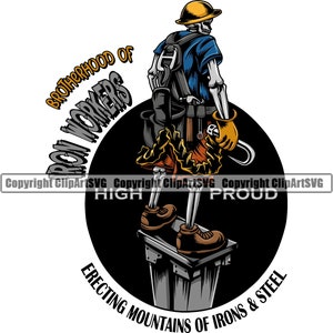 Steel Worker Skeleton Welder Welder Welding Metal Iron Beam Torch Skull Work Build Fix Repair Art Design Logo SVG PNG Clipart Vector Cut