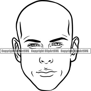 Male face front illustration  Stock Illustration 34528336  PIXTA