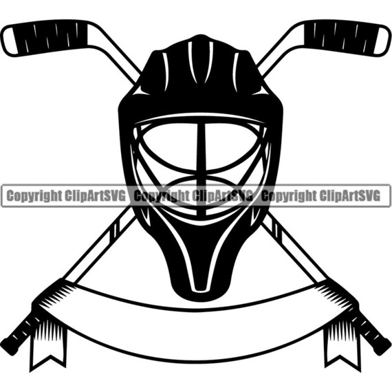 Hockey Logo 53 Player Stick Mask Pads Arena Ice Team Game Etsy