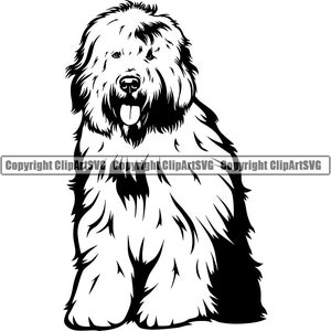 Vieux chien de berger anglais mendier mendier race chiot chiot Pet maltais Lhassa Apso Shih Tzu Bichon frisé bichon havanais Logo SVG PNG Clipart coupe coupe