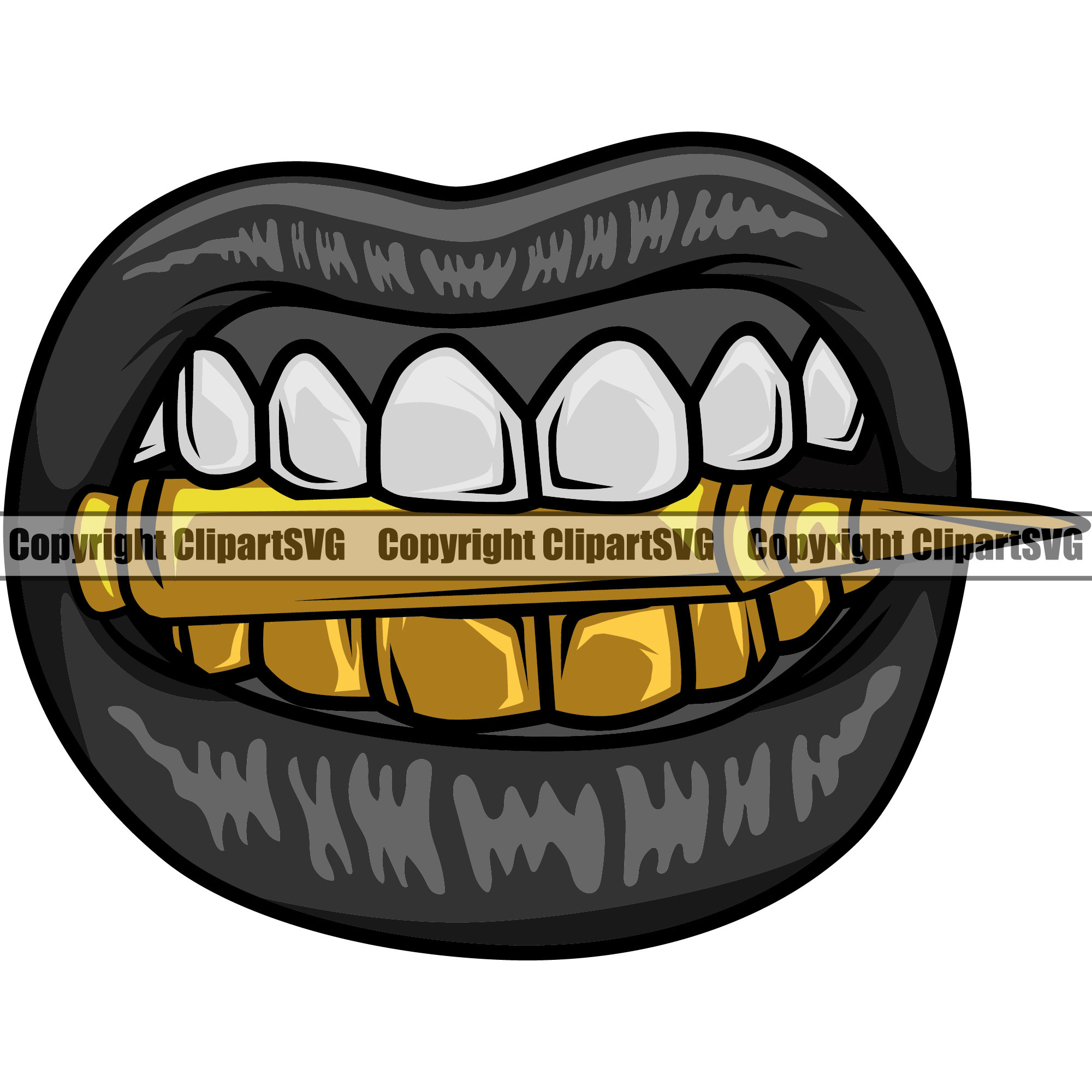 lips with grillz drawing bodyarttattoosmenhand