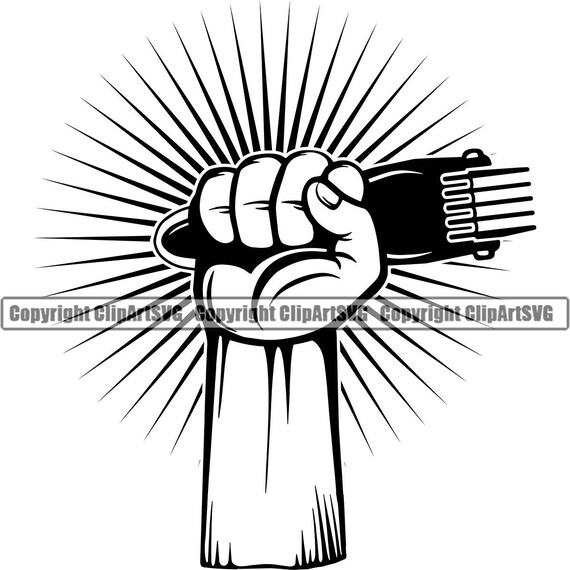 Barber Hand Clipper Salon Shop Haircut Hair Hairstylist Cut | Etsy