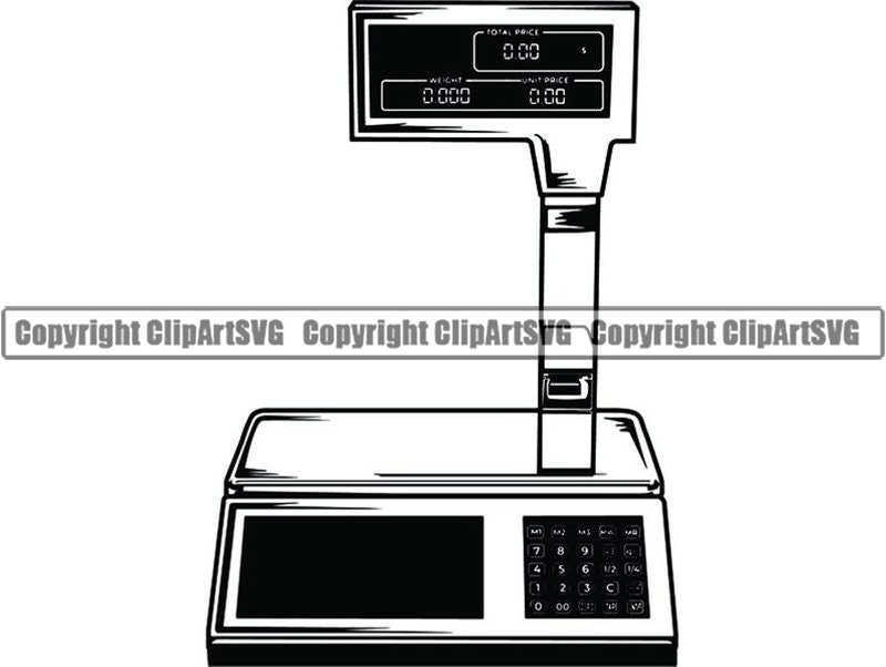 Kitchen Scale Clipart, Food Scale Clip Art Baking Kitchen Bakery Cooking  Measuring Weight Cute Digital Graphic Design Small Commercial Use