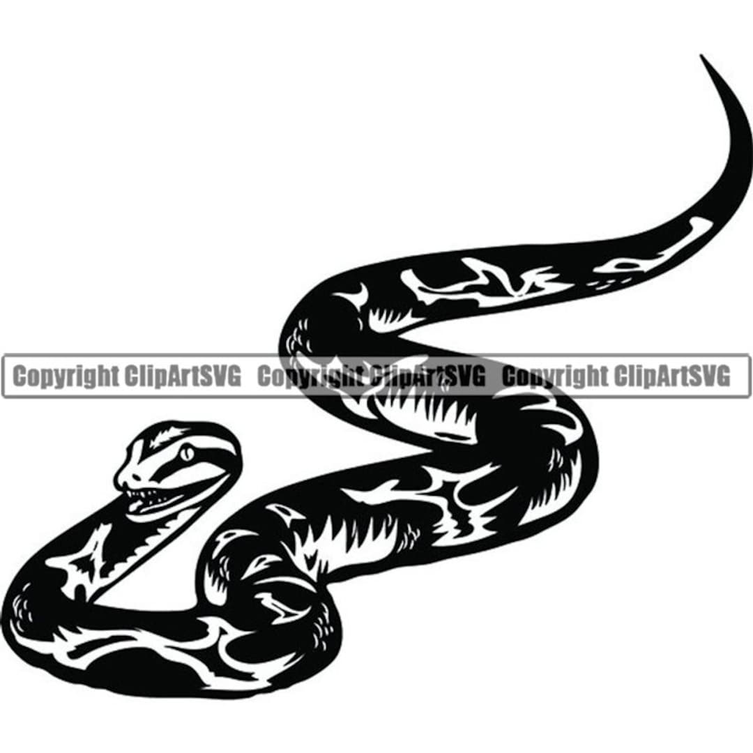 Python Snake Head Print Python Snake #3 Head Reptile Wildlife Wild Animal Zoo Mascot Serpent ...