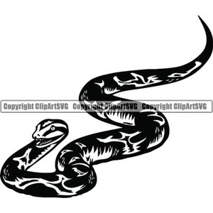 Python Schlange #3 Kopf Reptil Wildlife Wildtier Zoo Maskottchen Schlange Viper Cobra Design Logo .SVG .PNG Clipart Vektor Cricut Cut Cutting