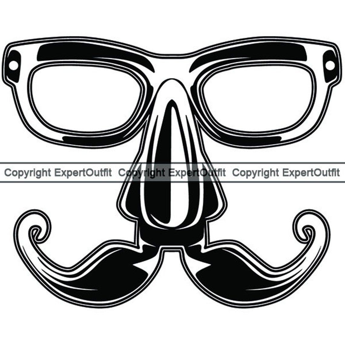 Novelty Mask 1 Funny Novelty Glasses Costume Disguise Humor Etsy