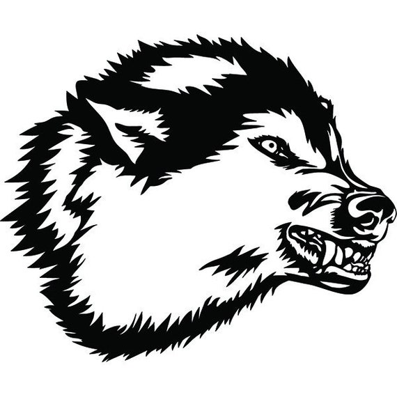 Wolf 11 Mascot Head Face Animal Growling Angry Cartoon - Etsy Canada