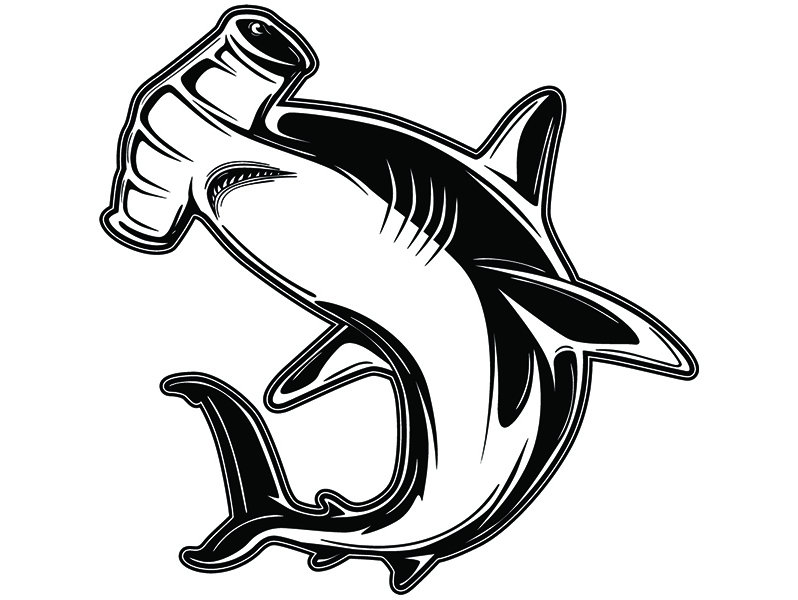 Free Free Hammerhead Shark Svg 703 SVG PNG EPS DXF File