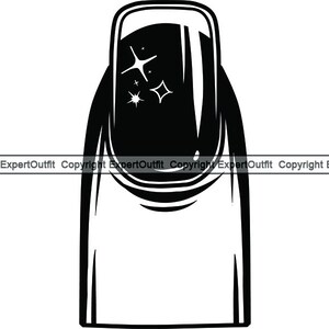 Unhas Estilo Brilhante Nail Art Brilhante Elegante Cutícula Unha Placa Unha Cama Dedos Cor Logotipo .SVG .PNG Clipart Vetor Cricut Corte Corte