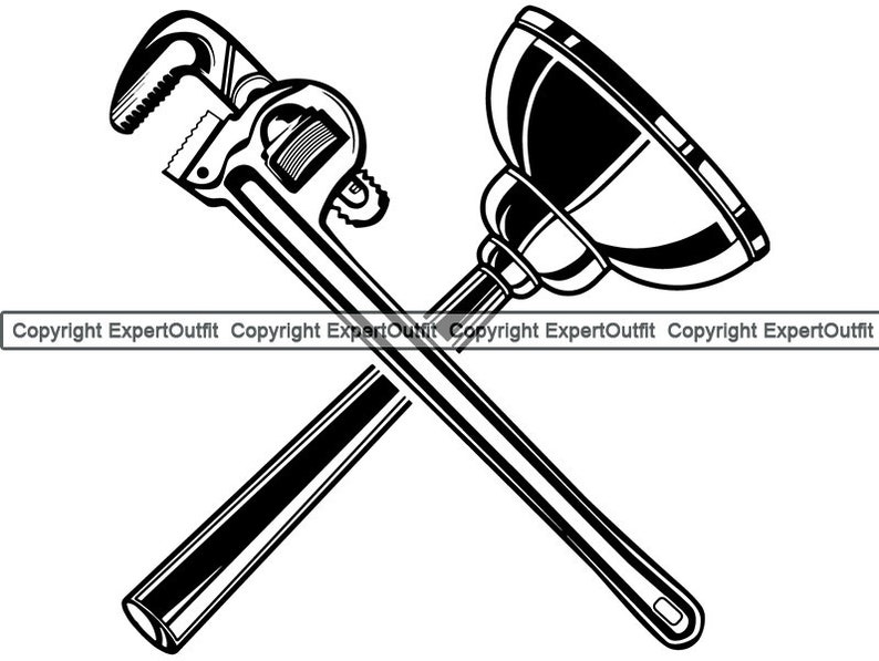 Plumbing Plunger Wrench Repair Fix Service Toilet Tool Etsy