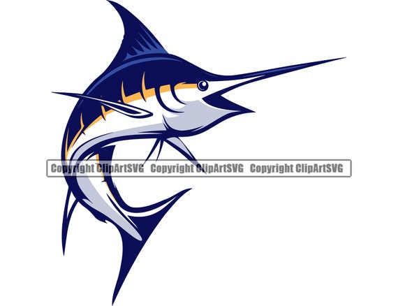 Sport Fishing Fish Marlin Marine Swordfish Angler Catch Angling Bait Lure  Jigging Sailfish Reel SVG PNG Clipart Vector Cricut Cut Cutting