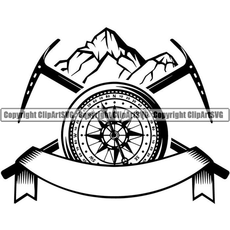 Mountain Climbing Logo 21 Hiking Hike Hiking Trail Pick Axe Etsy