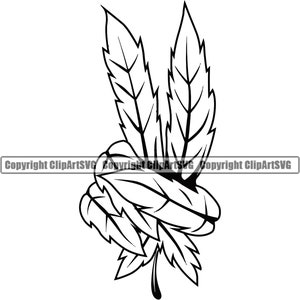 Marihuana Blatt Peace Zeichen Pflanze Knospe Blatt Symbol legalisieren Cannabis Joint Pot Unkraut Hanf Shop Droge Kraut Art Design Logo SVG Clipart Vektor Cut