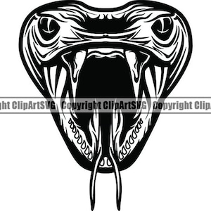 Ratelslang slang #1 hoofd reptiel Wildlife wilde dieren dierentuin mascotte Python Viper Cobra Design Logo. SVG. PNG Clipart Vector Cricut knippen snijden