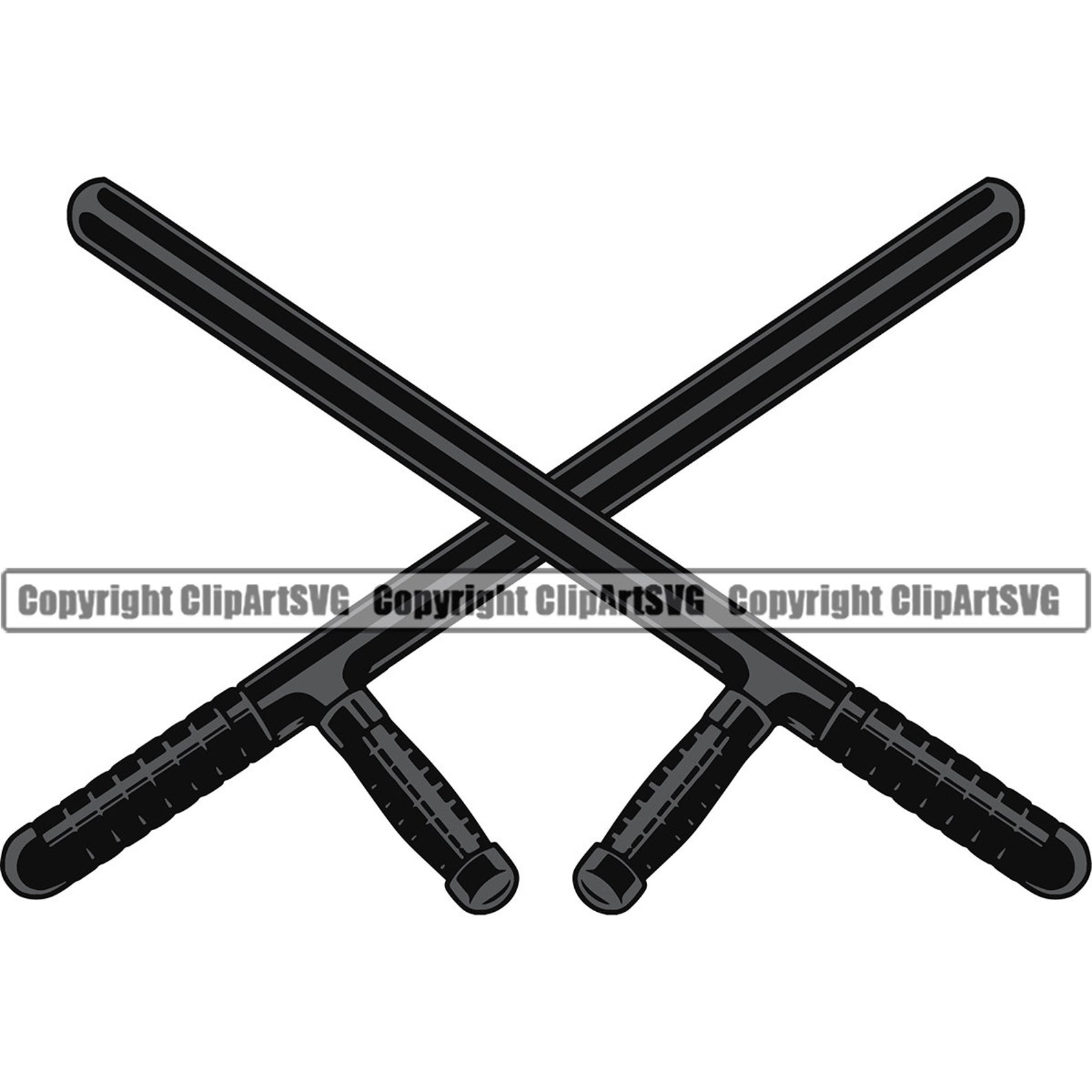 Police Officer Baton Night Stick Self Defense Weapon Policeman Etsy