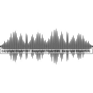 Schallwelle Audio Vibration Musik Audio Technologie Wellenform Frequenz Level Tech tec Bass Basis Design Element SVG PNG Clipart Vektor geschnitten Datei