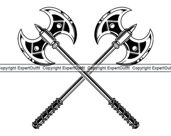 Battle Axe Weapon Etsy
