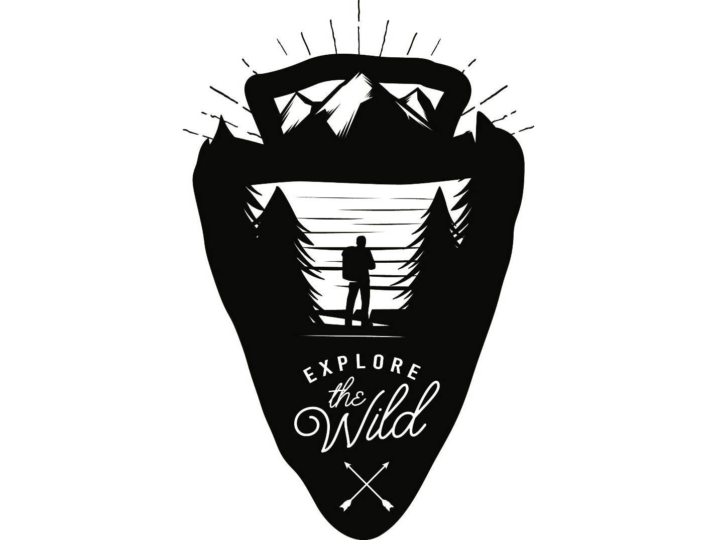 Download Camping Logo 4 Arrowhead Arrow Bear Camper Camp Campsite ...