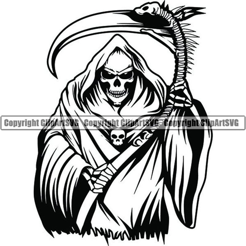 Grim Reaper 5 Skull Death Sickle Evil Kill Killer Grim Horror - Etsy Ireland