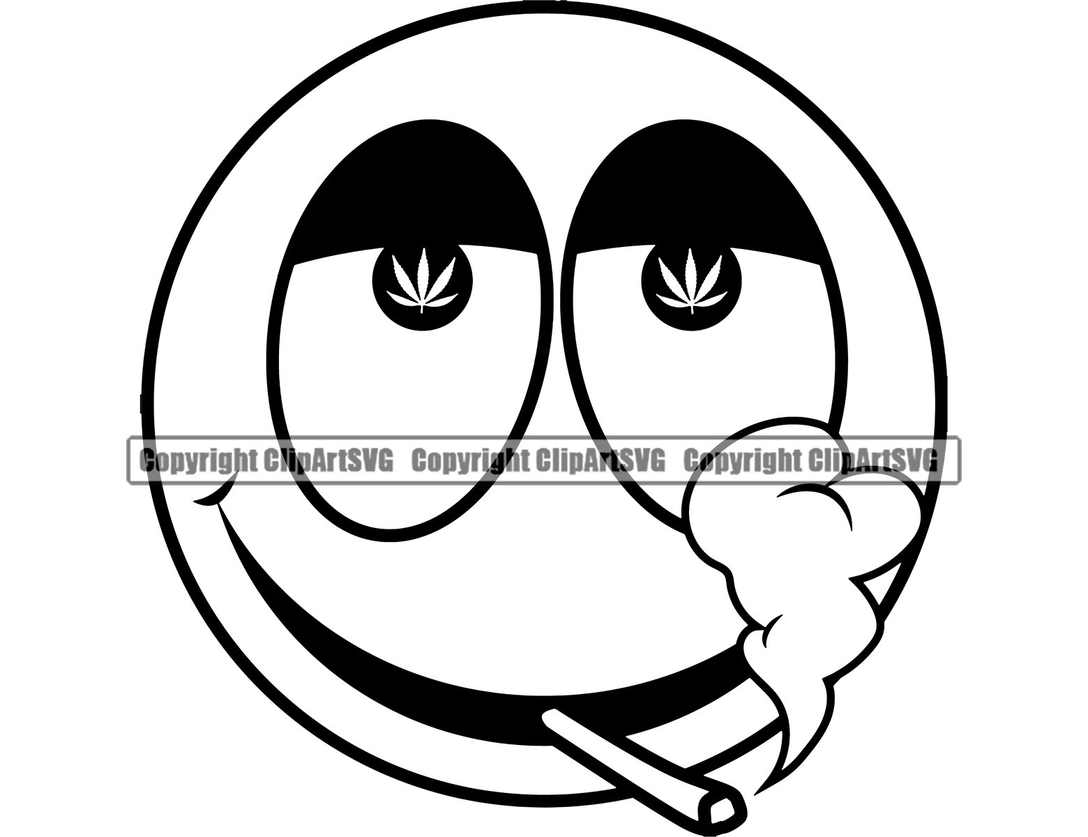 Stoned Face Cartoon