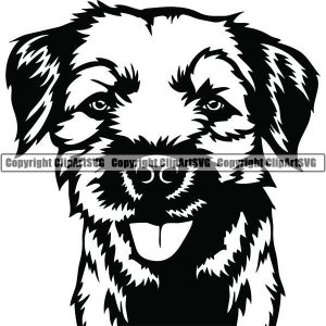 Border Terriër #3 hond glimlachend gelukkig puppy poten stamboom bloedlijn huisdier ras rasechte hondenlogo. SVG. PNG clipart vector Cricut knippen snijden