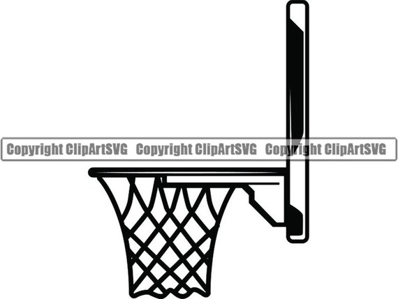Basketball hoop deals clipart