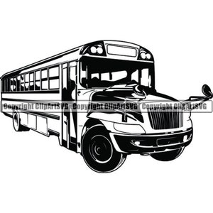 School Bus #7 Elementary Middle High School Education Driver Child Children Kid Student Teacher .SVG .PNG Clipart Vector Cricut Cut Cutting