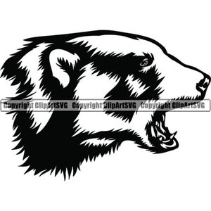 Niedźwiedź polarny #4 Głowa Twarz Dzikie Zwierzę Kreskówka Dzikie Zwierzęta Zima Arktyczny Szkoła Zespół Sport Maskotka Logo .SVG .PNG Clipart Wektor Cricut Cięcie Cięcie